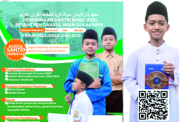 Telah Di Buka Penerimaan Santri Baru Tahun Ajaran 2025/2026